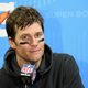 Tom Brady of the New England Patriots speaks to the media after losing 41-33 to the Philadelphia Eagles in Super Bowl LII at U.S. Bank Stadium on Feb. 4, 2018, in Minneapolis.